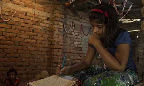 Children learning in classroom